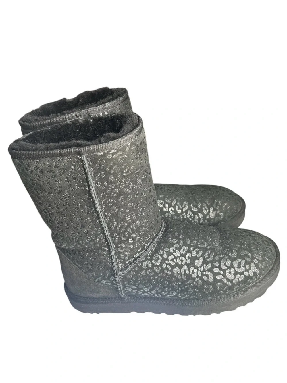 UGG Classic Glitter Leopard Boot